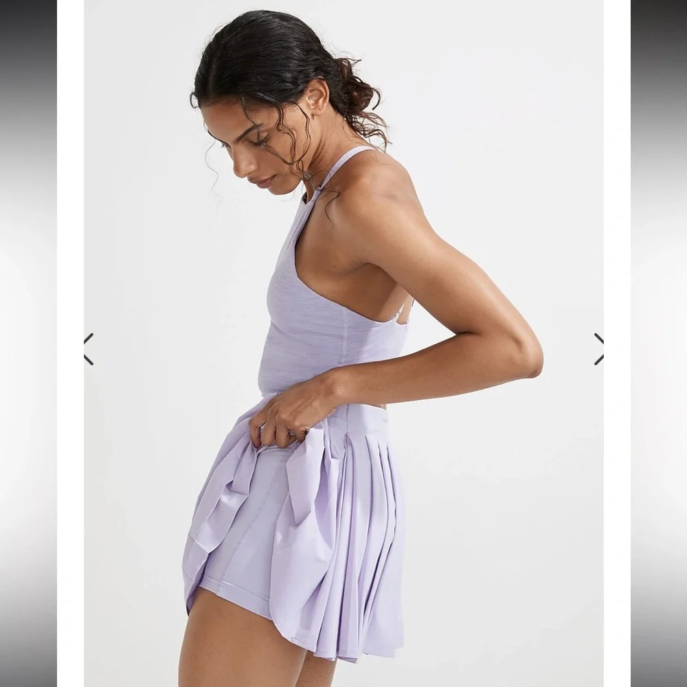 Outdoor Voices Lavender Ace 4" Pleated Mini Skort - Picture 4 of 10